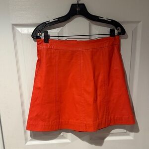 Marc By Marc Jacobs Orange Mini Skirt